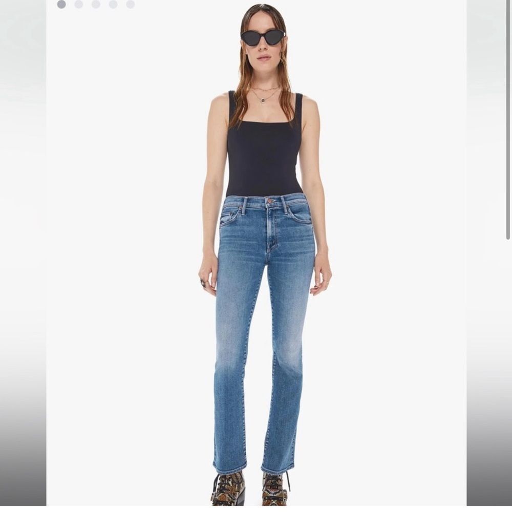 MOTHER Insider Flood Crop in Playing Rough Size 24
